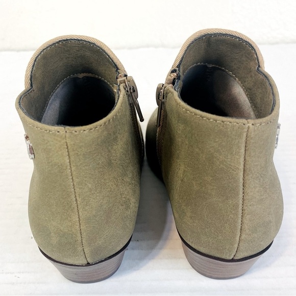 Sam Edelman Olive Green Petty Ankle Boots Size 13 - Picture 4 of 7